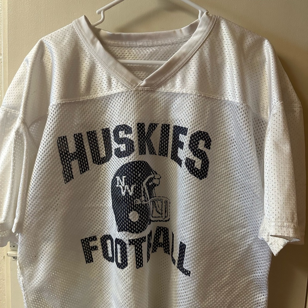 White Huskies Football Jersey